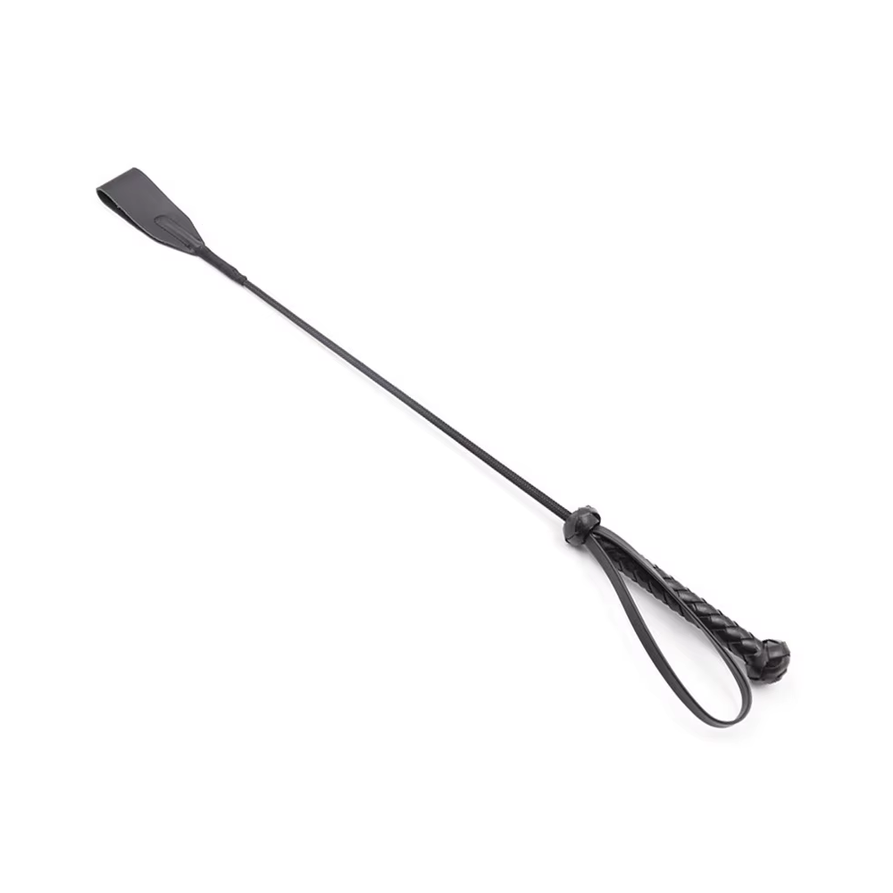 House Of Dasein 61Cm Pu Leather Horse Whip Crops Equestrianism Paddles Riding Whips With Wrist Strap