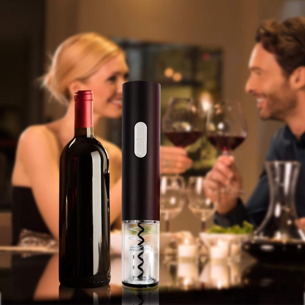 Electric Wine Opener Automatic Corkscrew Bottle Kit With Foil Cutter