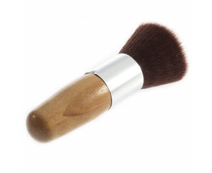 Wooden Handle Flat Top Makeup Brush Blush Foundation Powder Cosmetic Tools