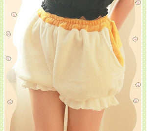 Cute Corgi Puppy Sleep Bottoms Shorts Women Lolita Kawaii Bloomers