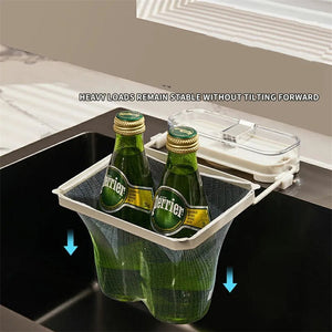 Kitchen Sink Filter Rack Suction Cup Disposable Leftover Pocket