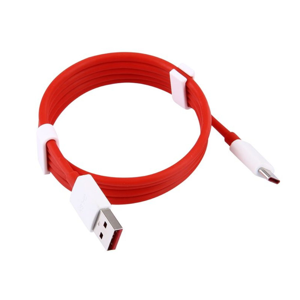 6 Dash Type C For Oneplus 3 3T 5 5T 4A Fast Charging Usb 3.1 Round Cable 1Metre Red