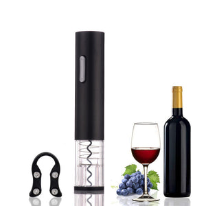 Electric Wine Opener Automatic Corkscrew Bottle Kit With Foil Cutter