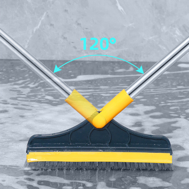 V Shape Floor Gap Cleaning Brush Broom Rubber Wiper Glass Scraper