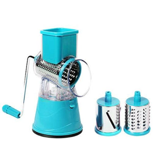 Manual Multifunctional Round Mandoline Slicer Grater