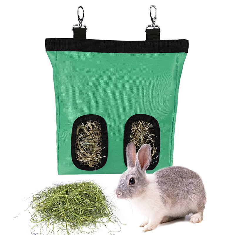 Hanging Hay Storage Feeder Bag For Guinea Pigs Rabbits Hamsters