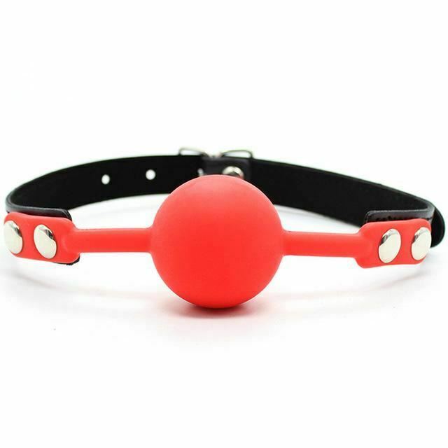 House Of Dasein Silicone Ball Gag Red Pink Black Breathable Bdsm Bondage Restraint