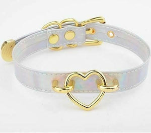 House Of Dasein Bdsm Heart Choker Collar Submissive Symbolic Jewelry Kink Fetish