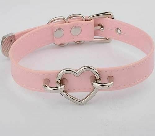 House Of Dasein Bdsm Heart Choker Collar Submissive Symbolic Jewelry Kink Fetish