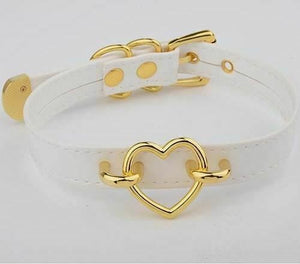 House Of Dasein Bdsm Heart Choker Collar Submissive Symbolic Jewelry Kink Fetish