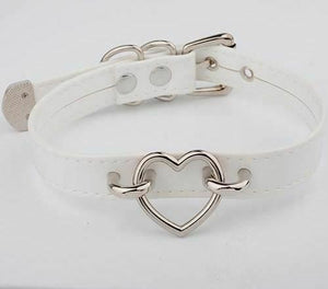 House Of Dasein Bdsm Heart Choker Collar Submissive Symbolic Jewelry Kink Fetish
