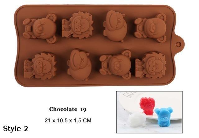 Silicone Chocolate Mold Non Stick Baking Tools Cake Decoration Supplies