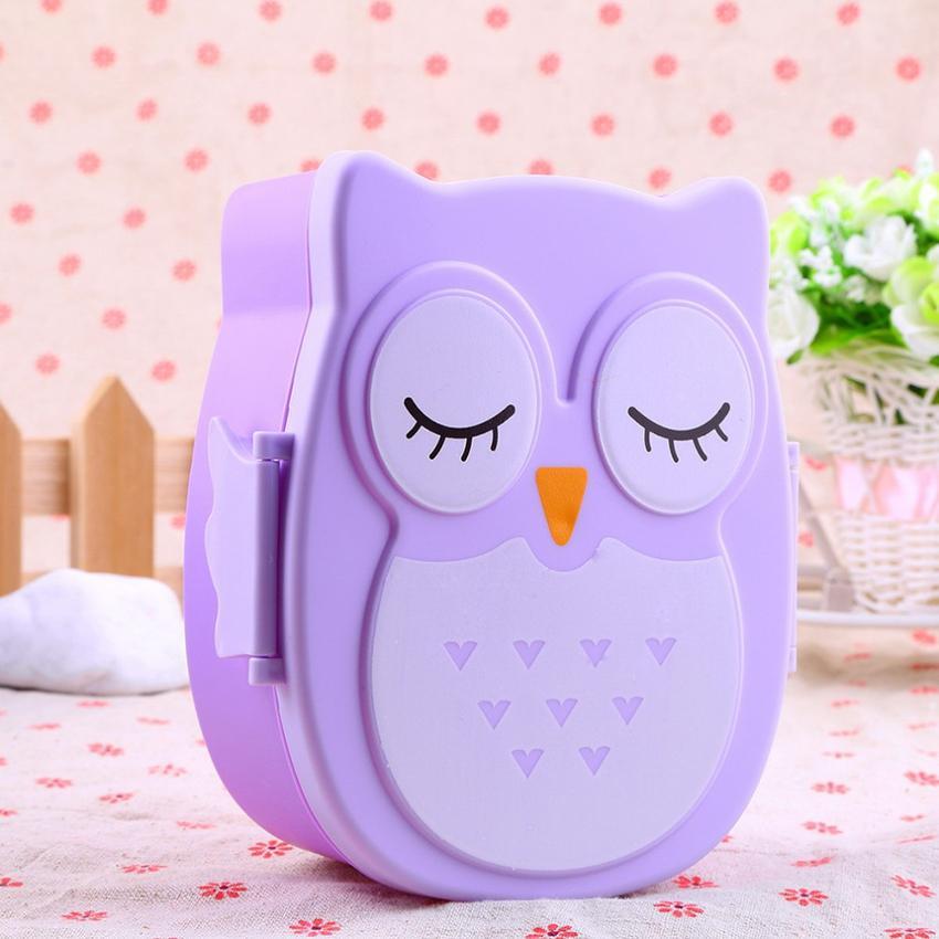 Kawaii Cute Owl Microwave Bento Container Lunch Box