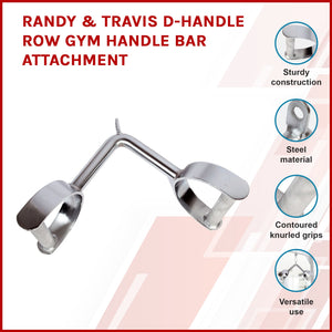 Randy & Travis D Handle Row Gym Bar Attachment