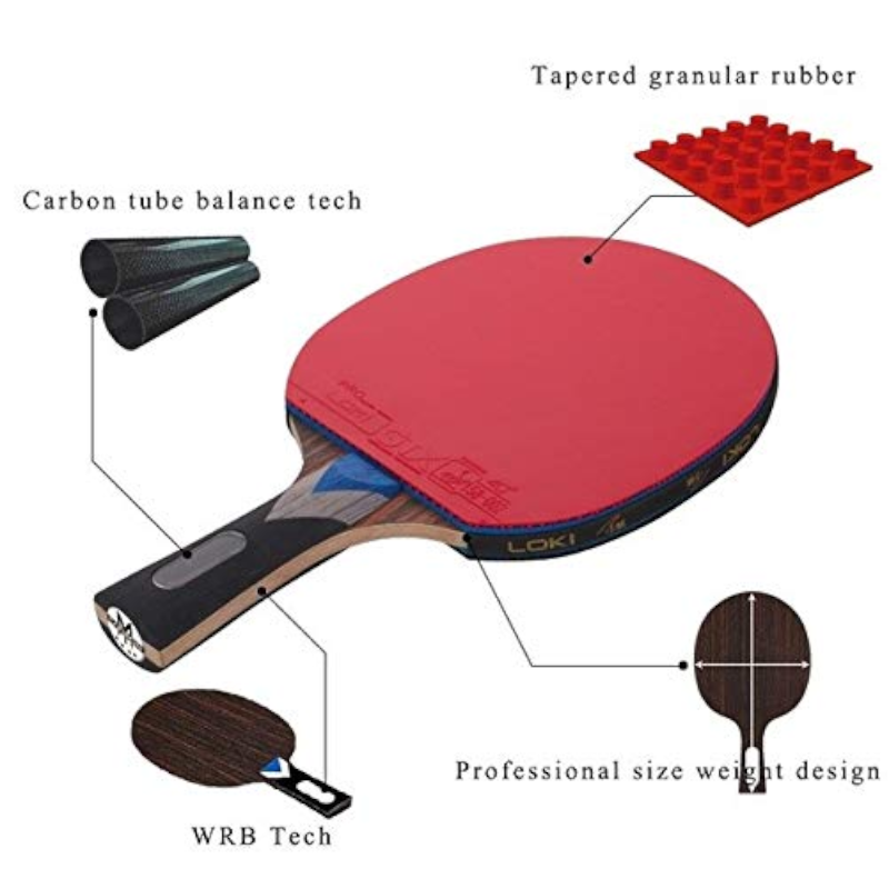 7 Star Table Tennis Racket Professional Offensive Ping Pong Paddle With Ittf Certification Gtx Rubber