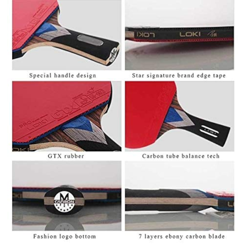 7 Star Table Tennis Racket Professional Offensive Ping Pong Paddle With Ittf Certification Gtx Rubber