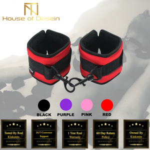 House Of Dasein Satin Ankle Cuffs Bedroom Sex Restraints Bondage Bdsm Toys Kink