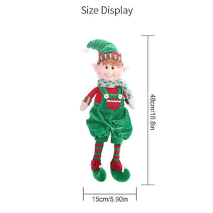 48Cm Cute Christmas Elf Soft Toy Decoration