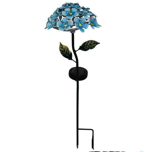 Artificial Hydrangea Flower Led Solar Light Garden Lighting