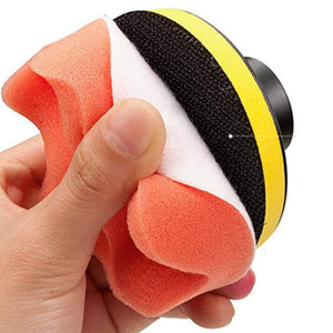 Sponges Scourers 7Pcs / Set Car Foam Polishing Buffing Waxing Pads Kit Cleaning