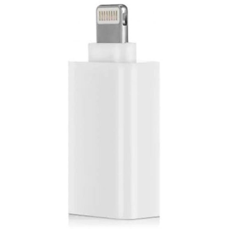 8 Pin Male To Female Usb 3.0 Adapter For Iphone White