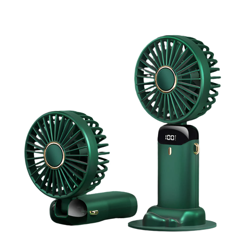 Usb Rechargeable Mini Portable Handheld Electric Fan Neck Hanging Outdoor