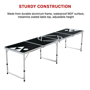 8FT Beer Pong Table