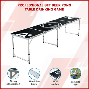 8FT Beer Pong Table