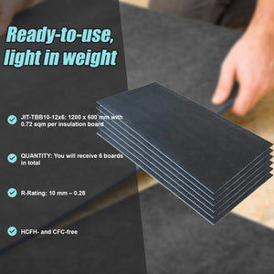 Tile Backer Insulation Board 10Mm: 1200Mm X 600Mm Box Of