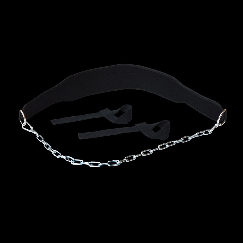 Weight Lifting Belt Gym Back Pull Up Chain Dipping Body Building Training
