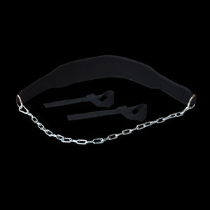 Weight Lifting Belt Gym Back Pull Up Chain Dipping Body Building Training