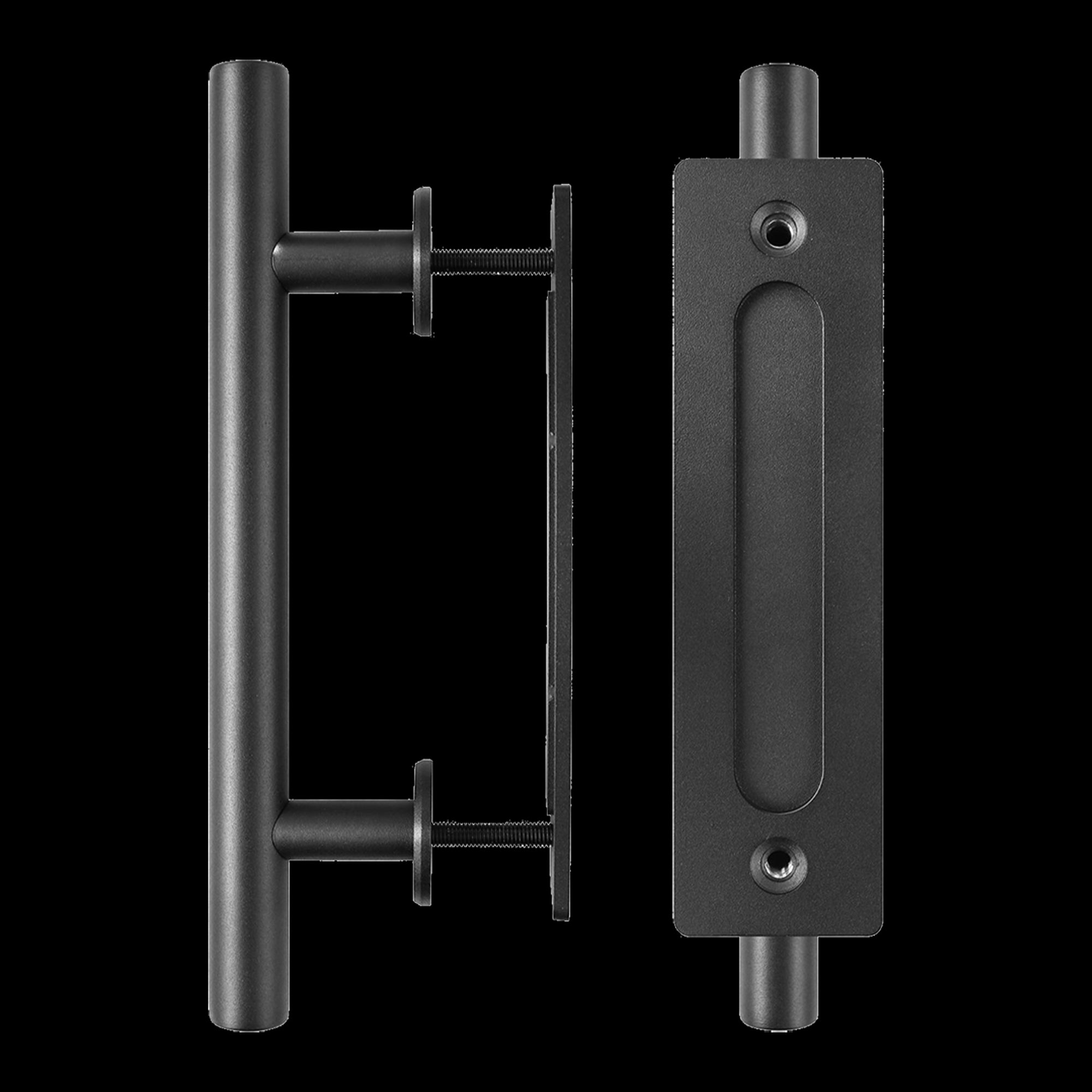 Carbon Steel Door Handle & Flush Pull Wood Gate Hardware 12"