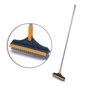 V Shape Floor Gap Cleaning Brush Broom Rubber Wiper Glass Scraper