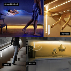 Motion Sensor Led Light Strips Night Home Safety