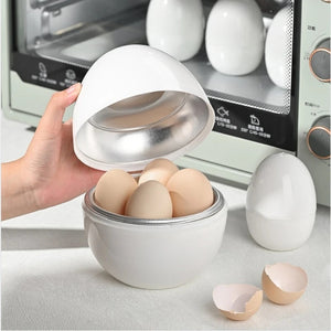 Capacity For Four Eggs Microwave Steamer Boiler Cooker Kitchen Tool