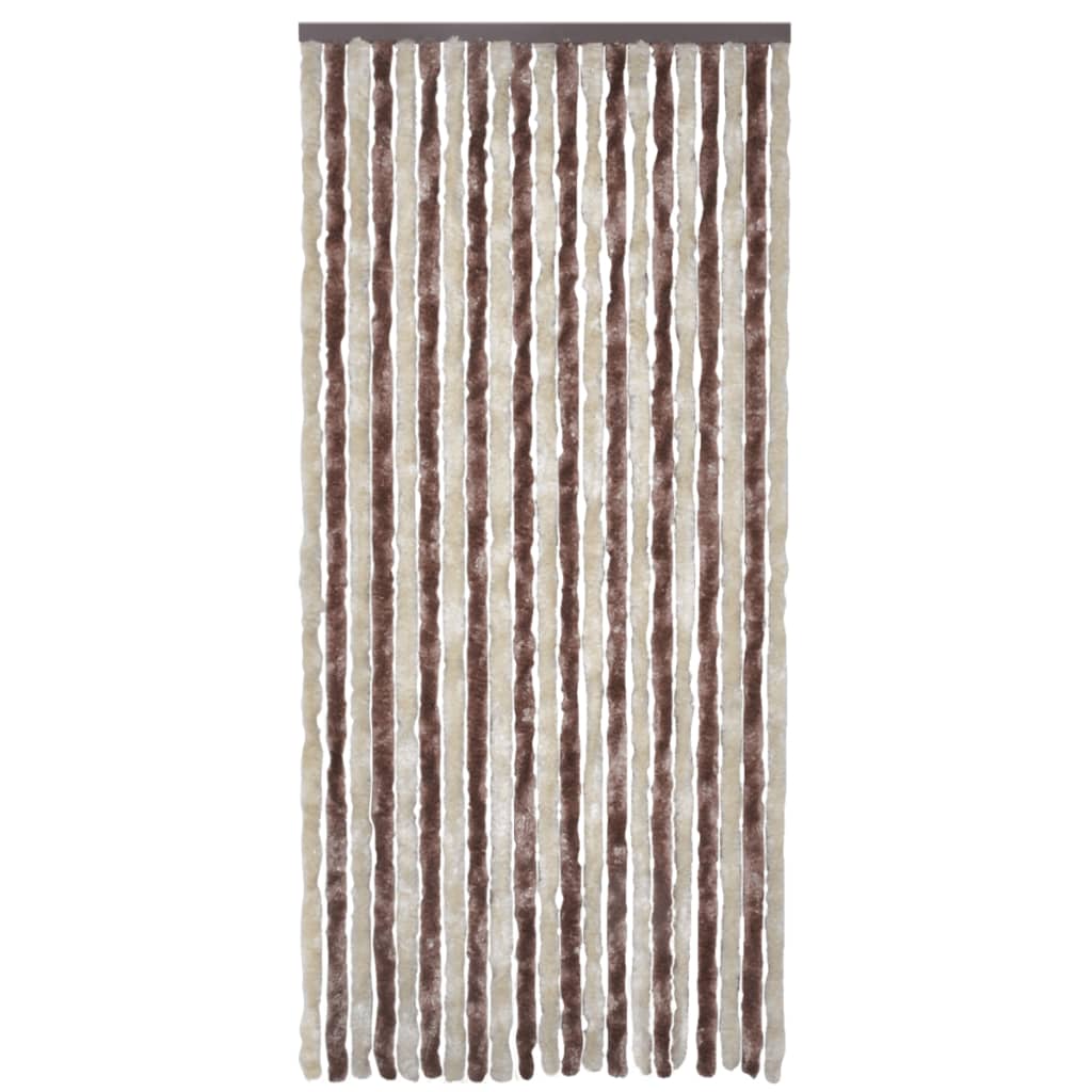 Insect Curtain Beige And Light Brown Chenille