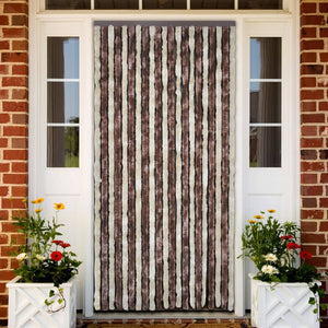 Insect Curtain Beige And Light Brown Chenille