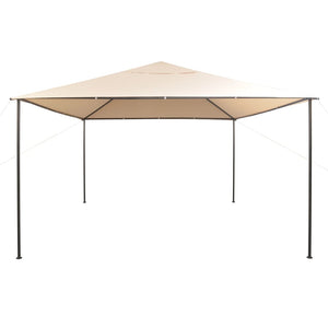 Gazebo Pavilion Tent Canopy 4X4 M Steel Beige