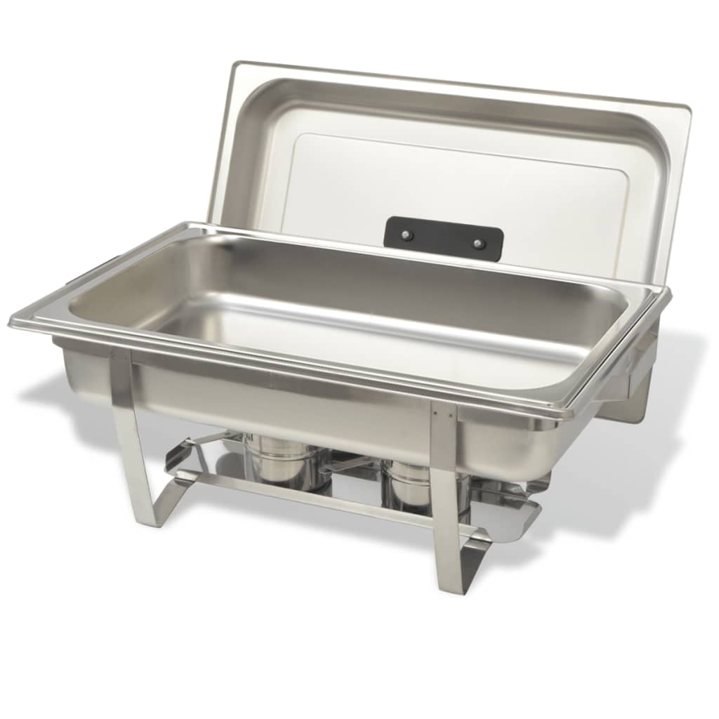 3 Piece Chafing Dish Set Stainless Steel