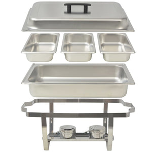 3 Piece Chafing Dish Set Stainless Steel