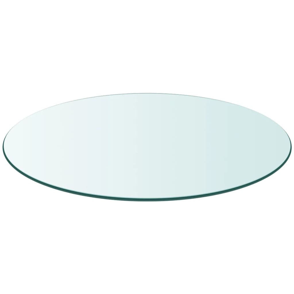 Table Top Tempered Glass Round 500 Mm