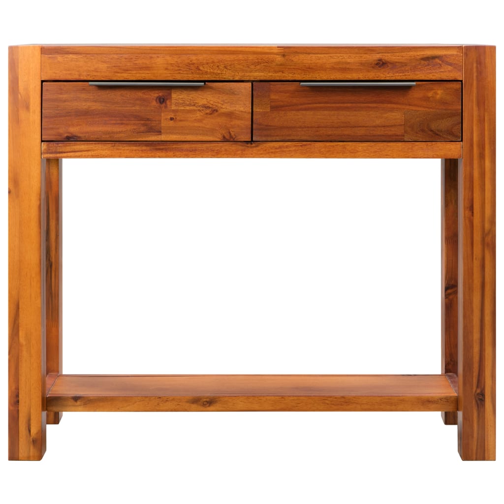 Console Table Solid Acacia Wood 86X30x75 Cm