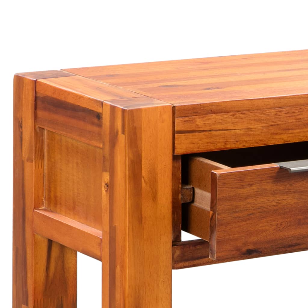 Console Table Solid Acacia Wood 86X30x75 Cm