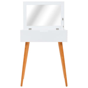 Dressing Table With Mirror Mdf 60X40x75 Cm