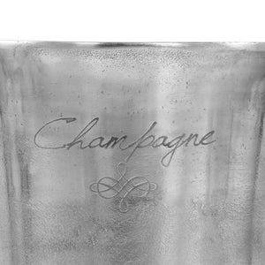 Champagne Cooler Solid Aluminium 39X29x71 Cm Silver