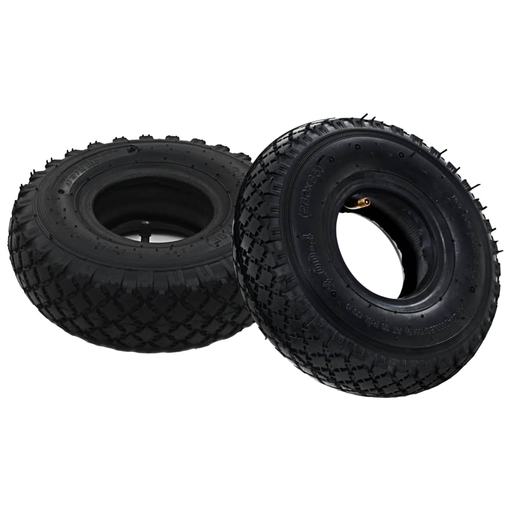 2 Tyres Inner Tubes 3.00-4 260X85 For Sack Truck Wheel Rubber