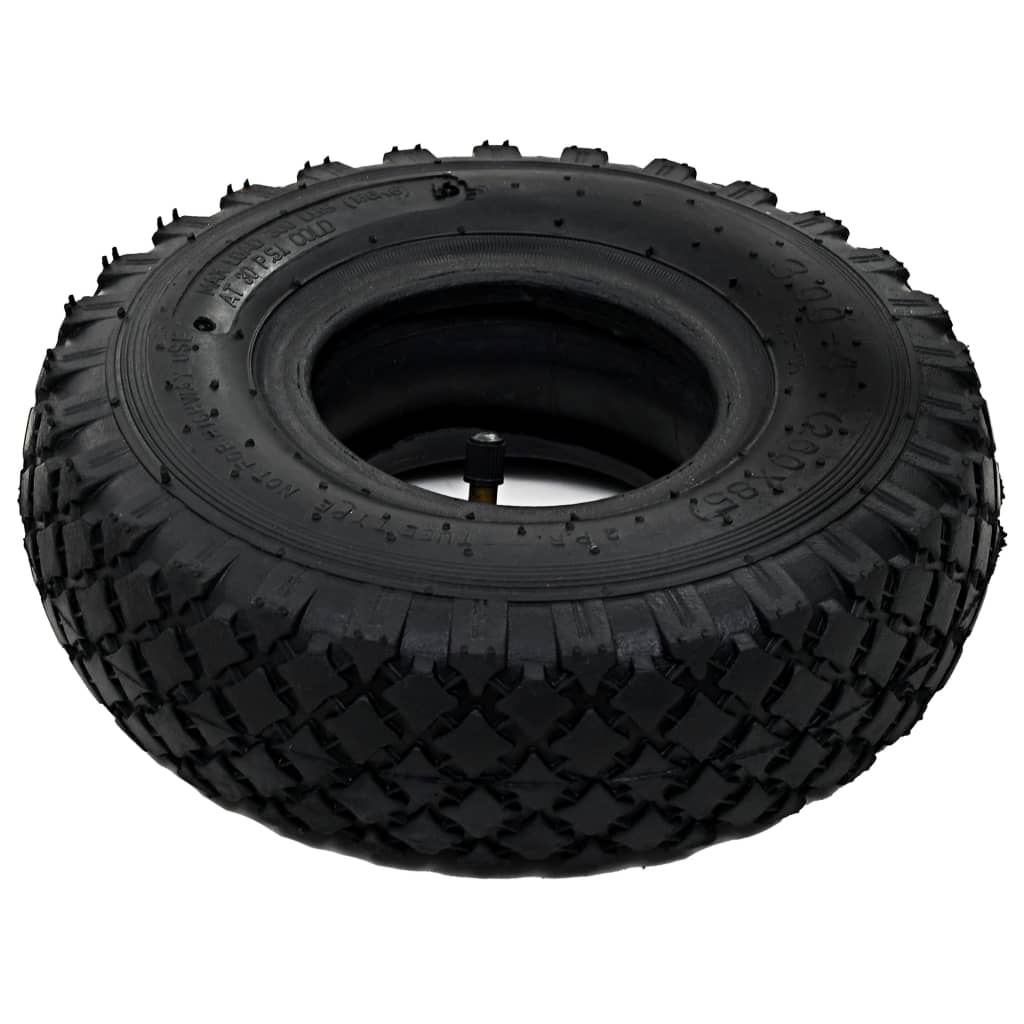 2 Tyres Inner Tubes 3.00-4 260X85 For Sack Truck Wheel Rubber