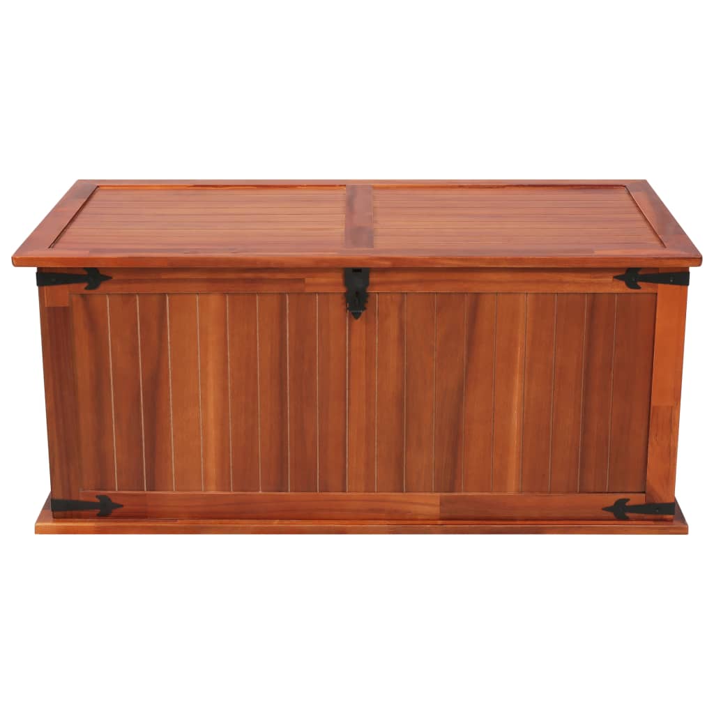 Storage Chest 79X34x32 Cm Solid Acacia Wood