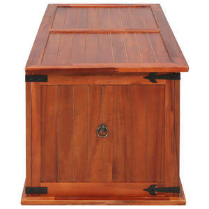 Storage Chest 79X34x32 Cm Solid Acacia Wood