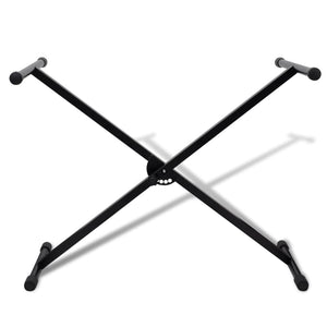 Adjustable Single Braced Keyboard Stand X-Frame